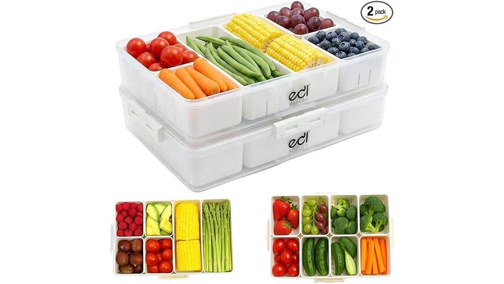 Stackable Snack Organizers That Keep Snacks Fresh On the Go 3 stackable bpa free snack box