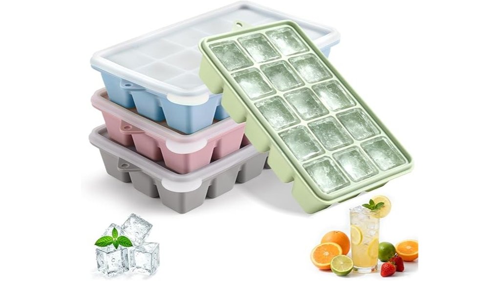 stackable silicone bpa free trays