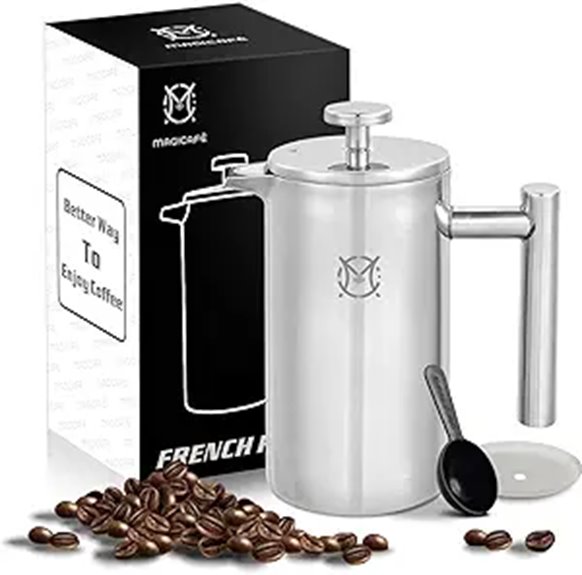 Best Travel French Press Kits With No‑Glass Designs 5 stainless 1 cup french press