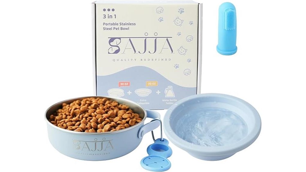 stainless 30oz travel bowls