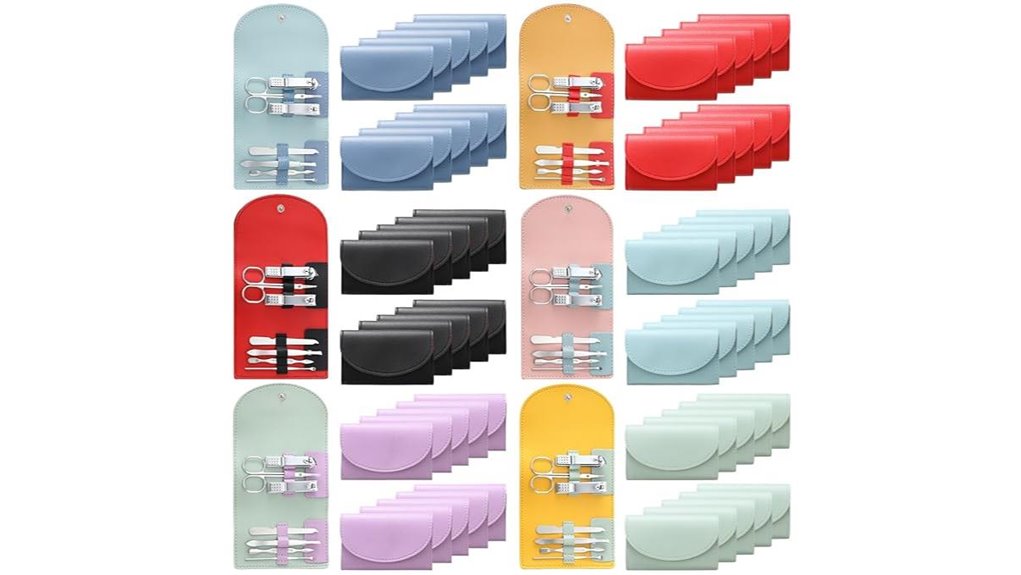 Travel Nail Kits With TSA‑Friendly Capped Tools That Fly Easy 13 stainless 7 in 1 travel kit