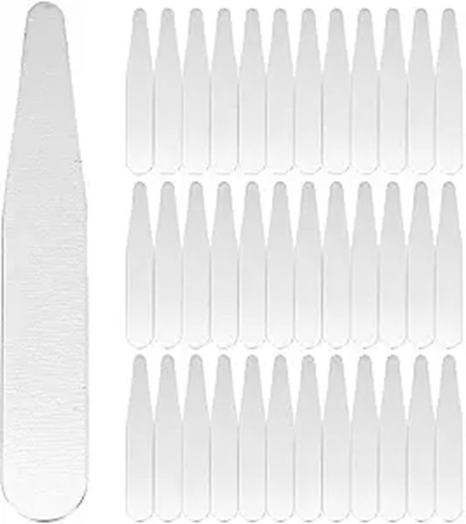Collar Stays (Metal Travel Set) That Keep Your Shirts Crisp 14 stainless collar stays box