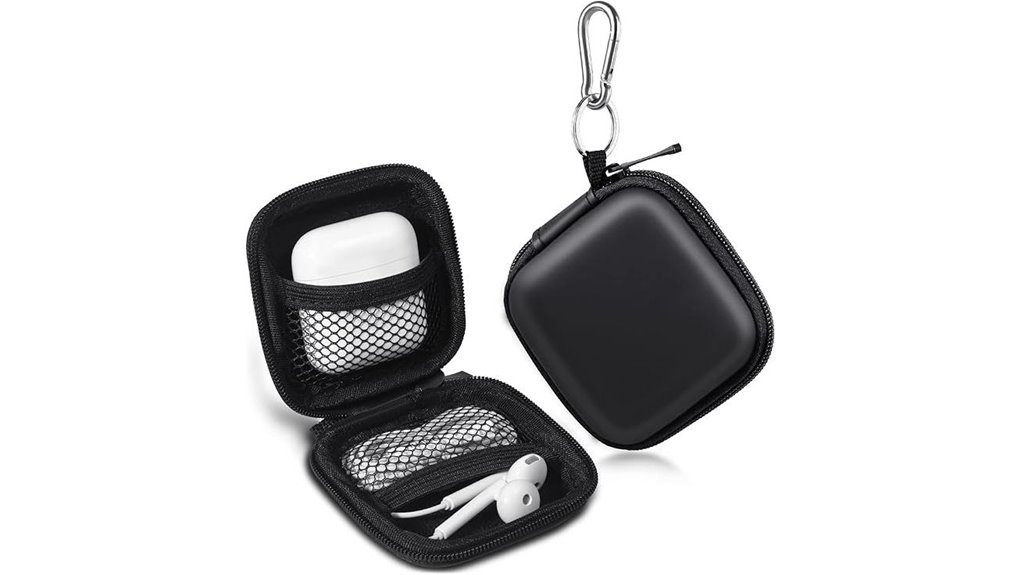 Best Earbud Cases With Carabiners Keep Them From Being Lost 13 stainless cridoz earbud carabiner