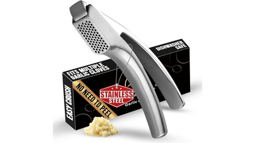 Best Garlic Presses for Effortless Kitchen Prep 7 stainless detachable garlic press