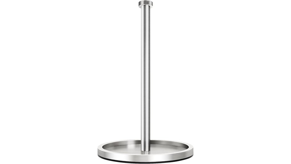 Must‑Have Paper towel holder (weighted) That Keeps Sheets Dry 13 stainless paper towel holder