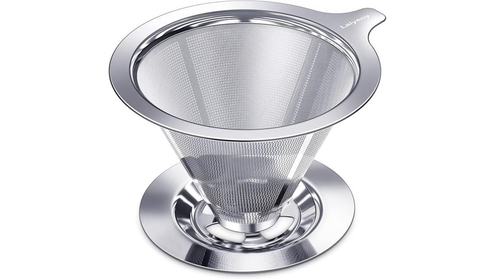 stainless steel cone dripper