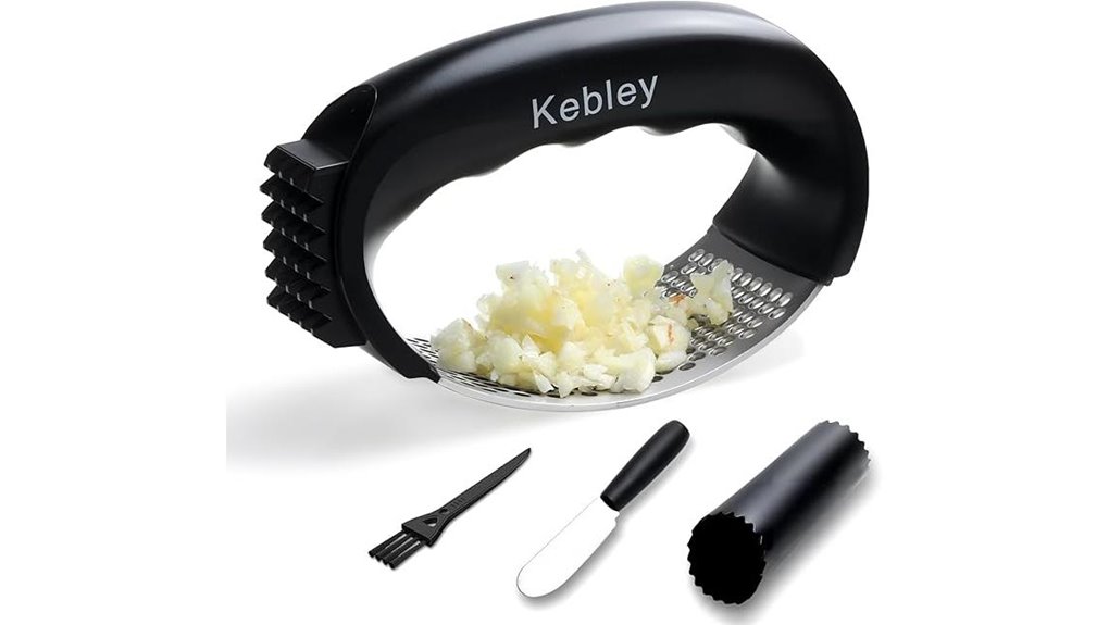 Best Garlic Presses for Effortless Kitchen Prep 9 stainless steel garlic mincer