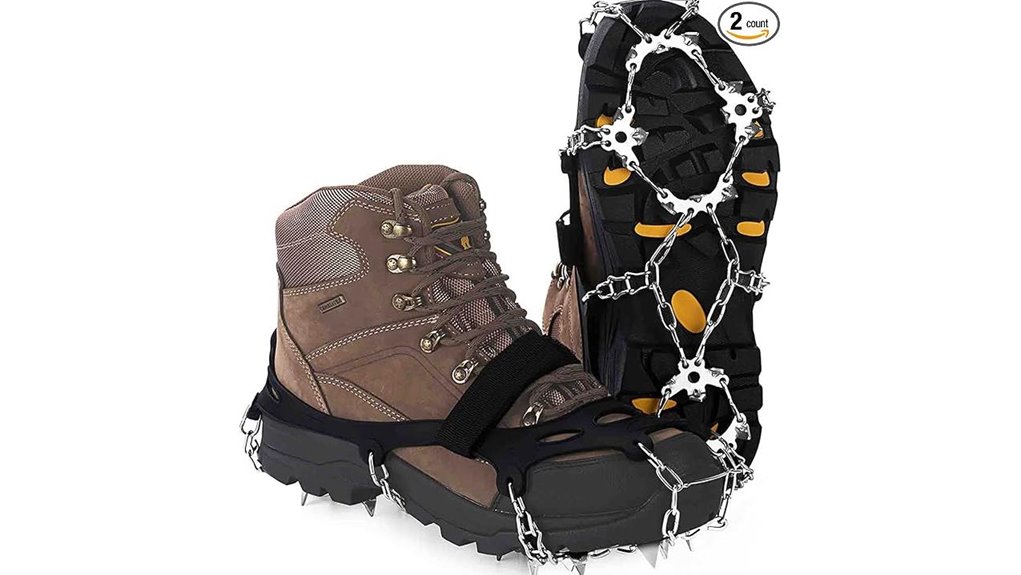 Best Crampons for Winter Hiking (Microspikes) Keep You Safe 14 stainless steel ice cleats