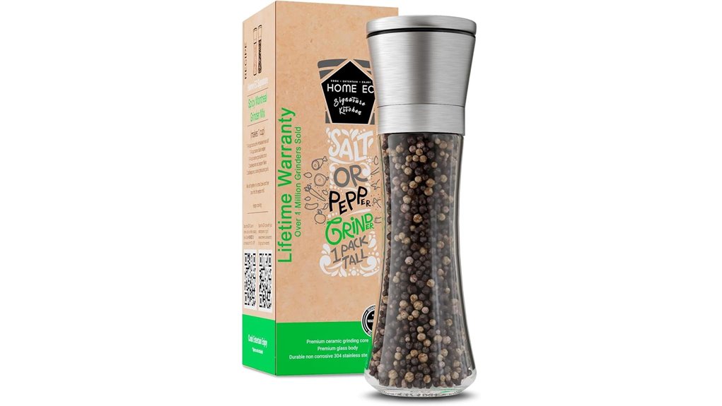 Pepper Mill Perfection: Must-Have Grinders for Every Kitchen 2 stainless steel pepper salt grinder