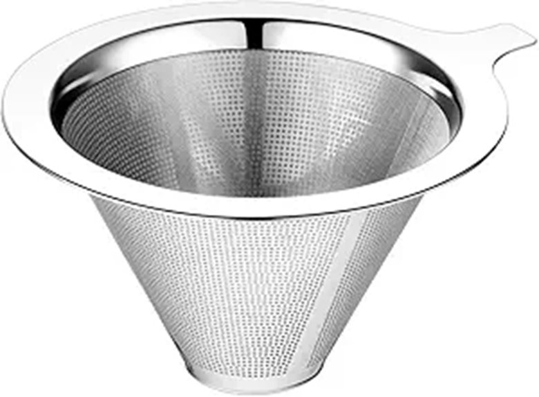 stainless steel pour over filter