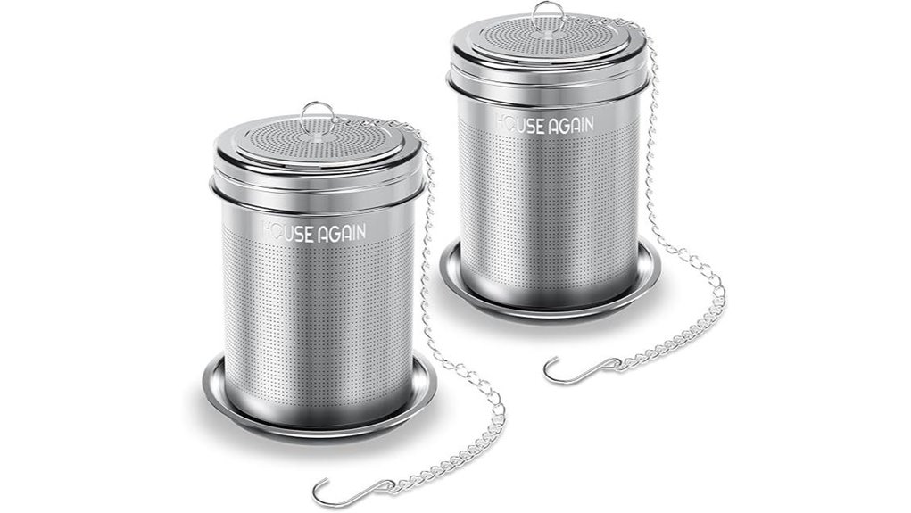 Tea Infuser Set Every Tea Lover Will Deck Out 10 stainless steel two pack infuser