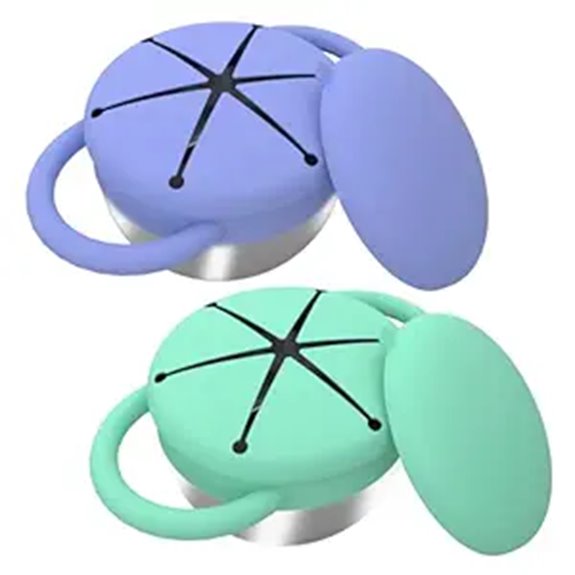 Travel Snack Containers for Kids Spill‑Resistant Lids Love It 15 stainless toddler snack pack