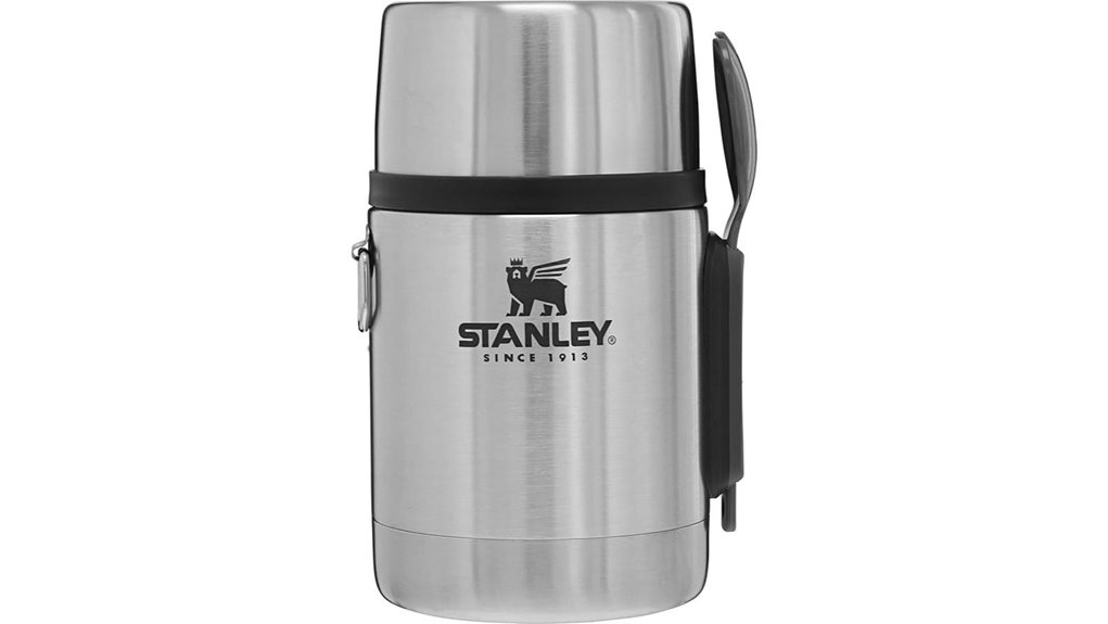 Best Insulated Food Jars for Travel That Keep Hot Meals Fresh 15 stanley 18oz vacuum spork