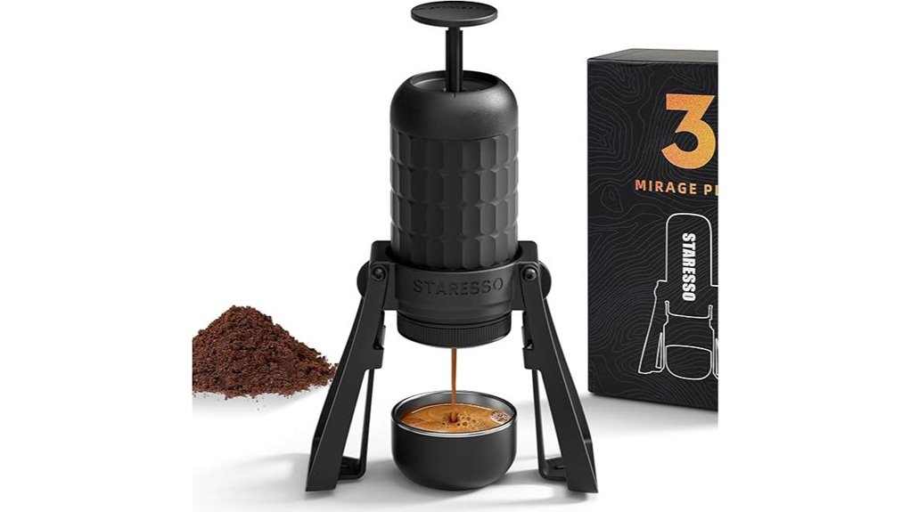 Portable Espresso Makers (Hand-Pump Style) Keep Coffee-Ready 1 stareaso portable manual espresso