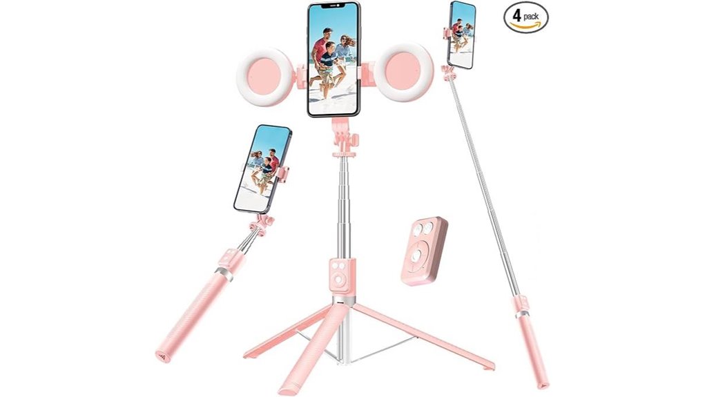 Best Compact Phone Tripods for Stable, Lightweight City Nights 10 steel selfie tripod light