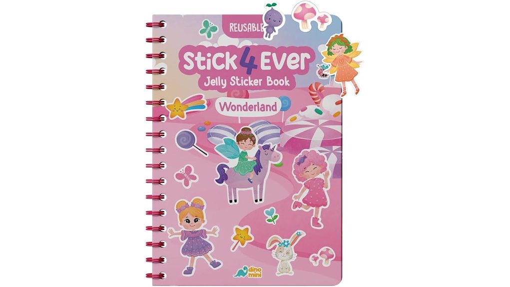 Reusable Sticker Books Toddlers Love for Creative Fun 6 stick4ever jelly sticker book