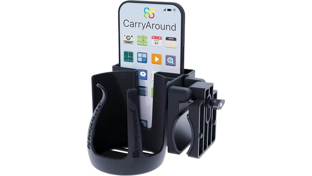 Best Stroller Cup Holders for Travel Strollers (Stable Clamps) 13 stroller cup holder clamp