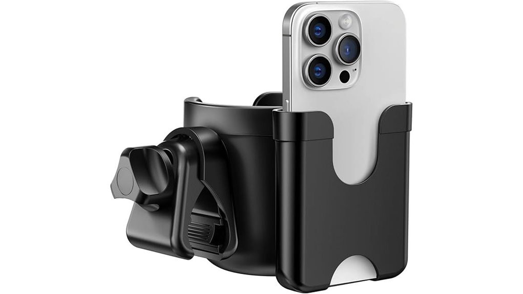 Best Stroller Cup Holders for Travel Strollers (Stable Clamps) 4 stroller cup phone holder