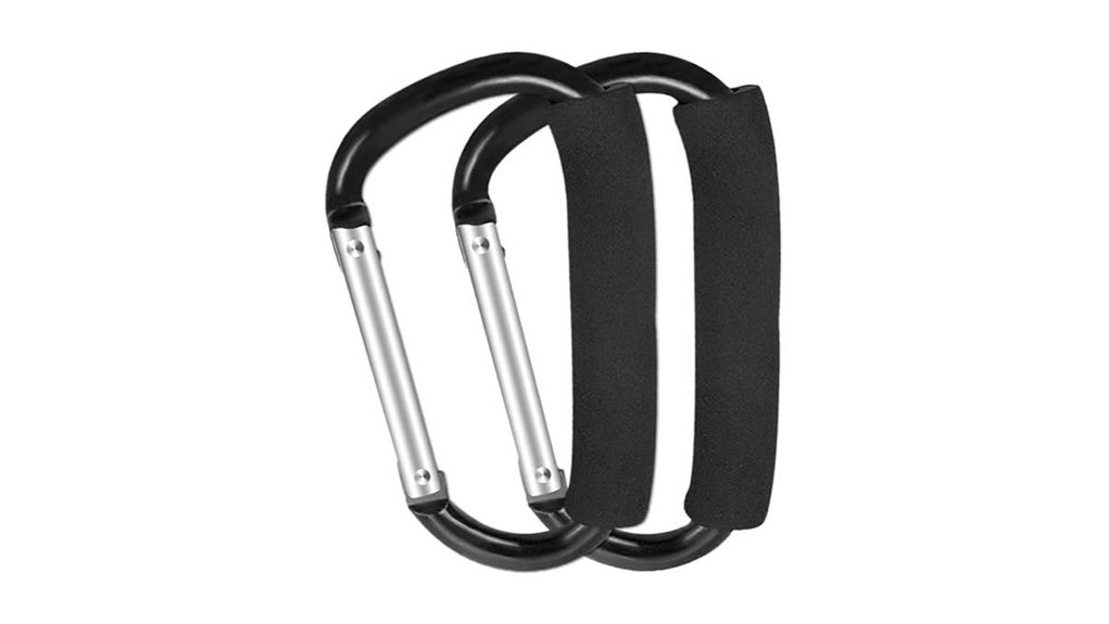 Best Carabiner grocery bag handle hook for Easy Shopping 15 stroller hook carabiner clips