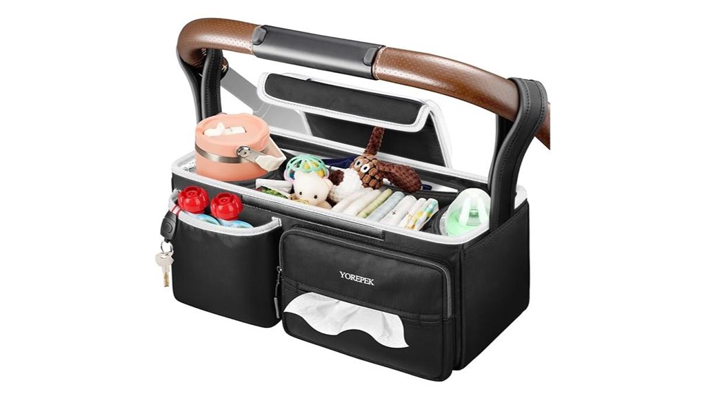 Stroller Organizers With Easy‑Access Pockets for Airport Trips 11 stroller with cup holders