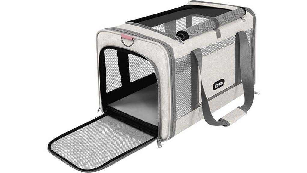 sturdy ventilated cat carrier