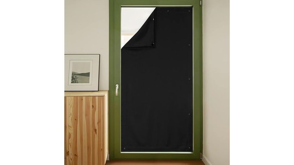 suction strips blackout curtain