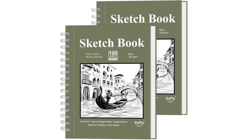 Must-Have Sketchbooks for Traveling Artists 10 sufly 2 pack mini sketchbooks