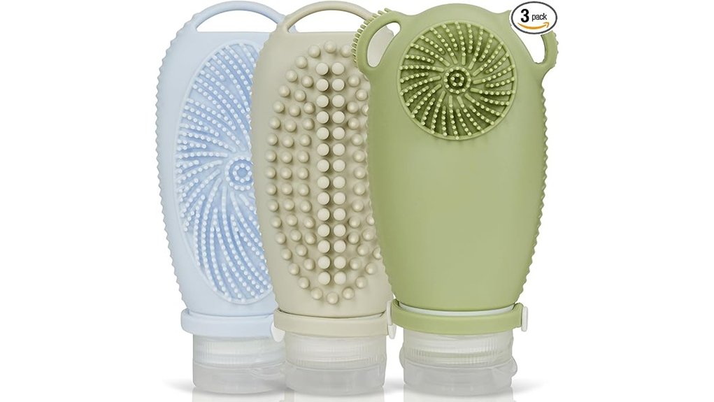 sumina three pack silicone bottles
