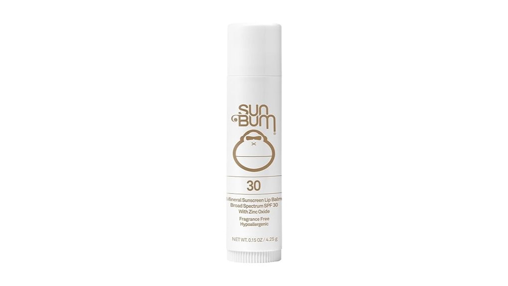 Best SPF Lip Balms for Travel (No White Residue) 1 sunbum mineral spf30 act104
