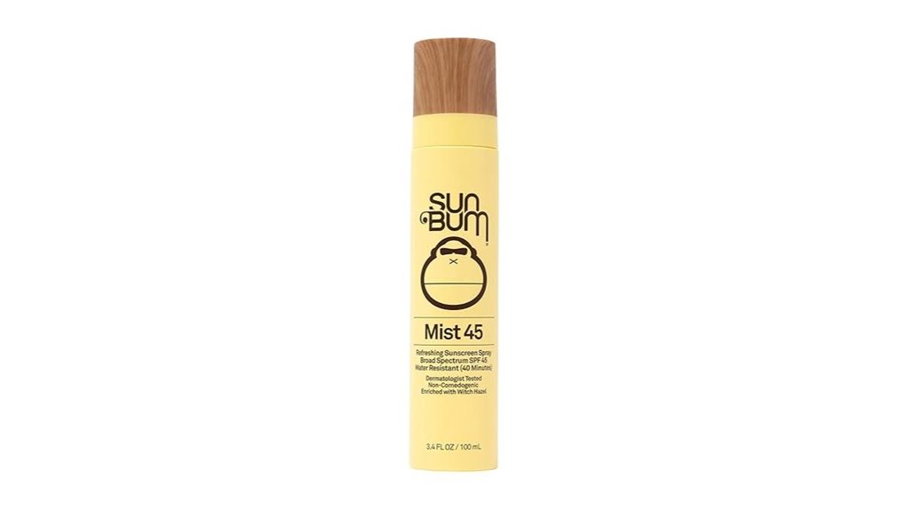 SPF Face Mists For Travel: Keep Makeup Fresh All Day Long 5 sunbum spf45 facial mist