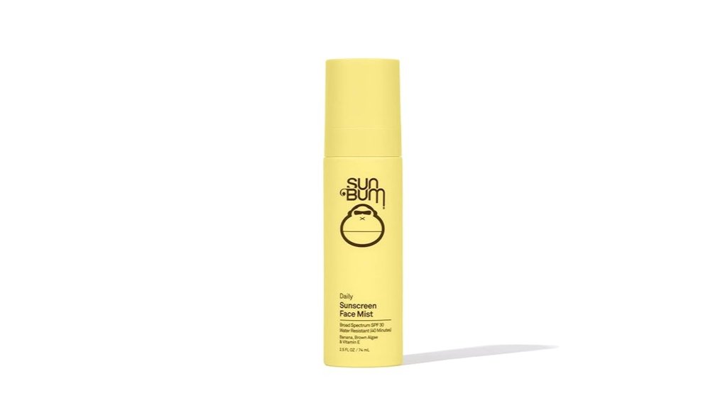 Top Sunscreen Face Mists Travelers Reapply Over Makeup 3 sunbum vegan spf30 mist
