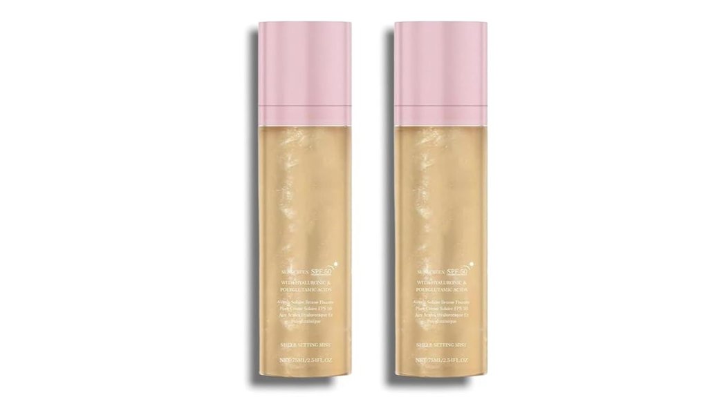 Top Sunscreen Face Mists Travelers Reapply Over Makeup 14 sunglaze 2pcs spf 50 mist spray