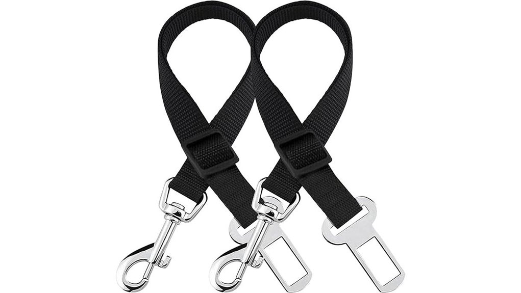 Secure-Fit Pet Seat‑Belt Harnesses for Safe Road Trips 8 sungrow adjustable dog seatbelt