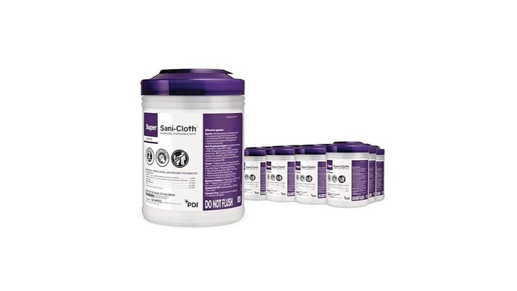 super sani cloth 12 canister 160 each