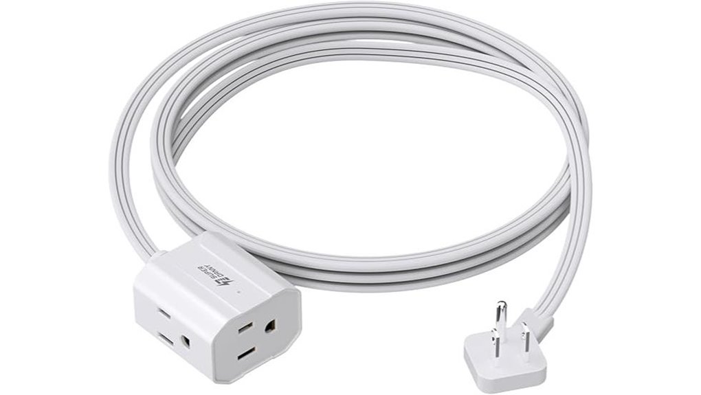 superdanny 6ft 3 outlet angled