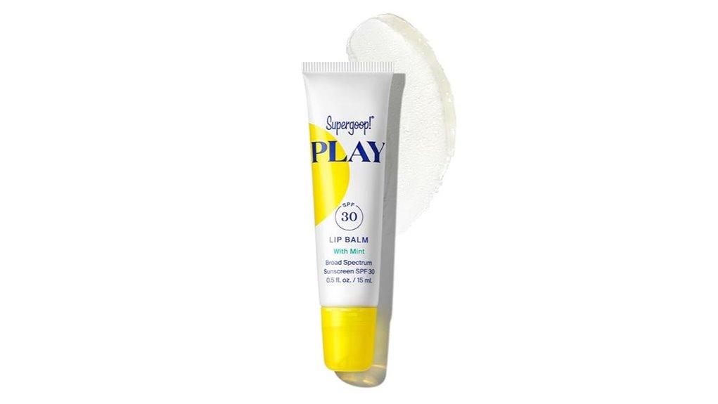 Top SPF Lip Balms for Beach Trips Without Weird Taste 15 supergoop play mint spf30