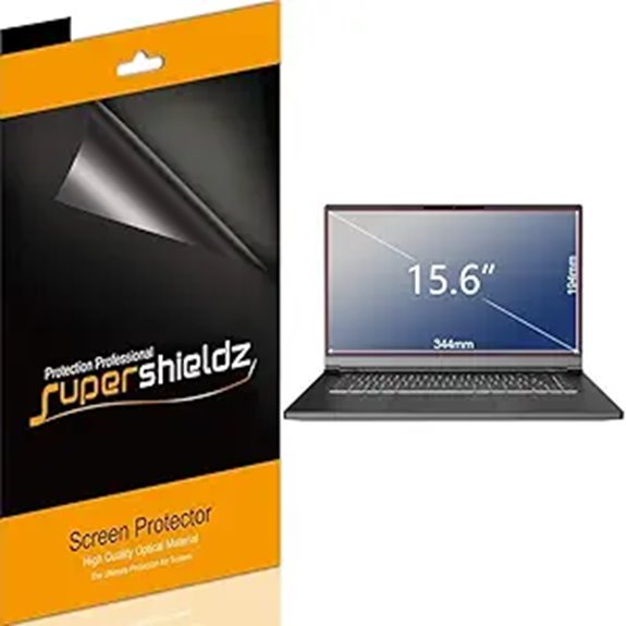 Top Anti-Glare Screen Protectors for Outdoor Reading on the Go 1 supershieldz 3 pack 15 6 matte