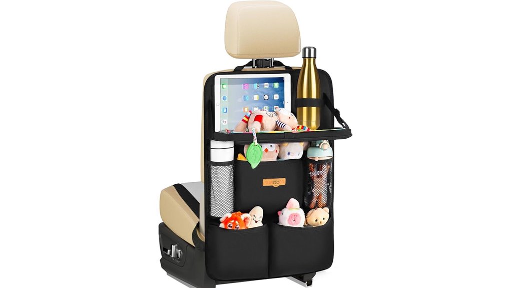 Must-Have Wipe-Clean Backseat Snack Trays for Family Travel 6 surdoca backseat tablet tray
