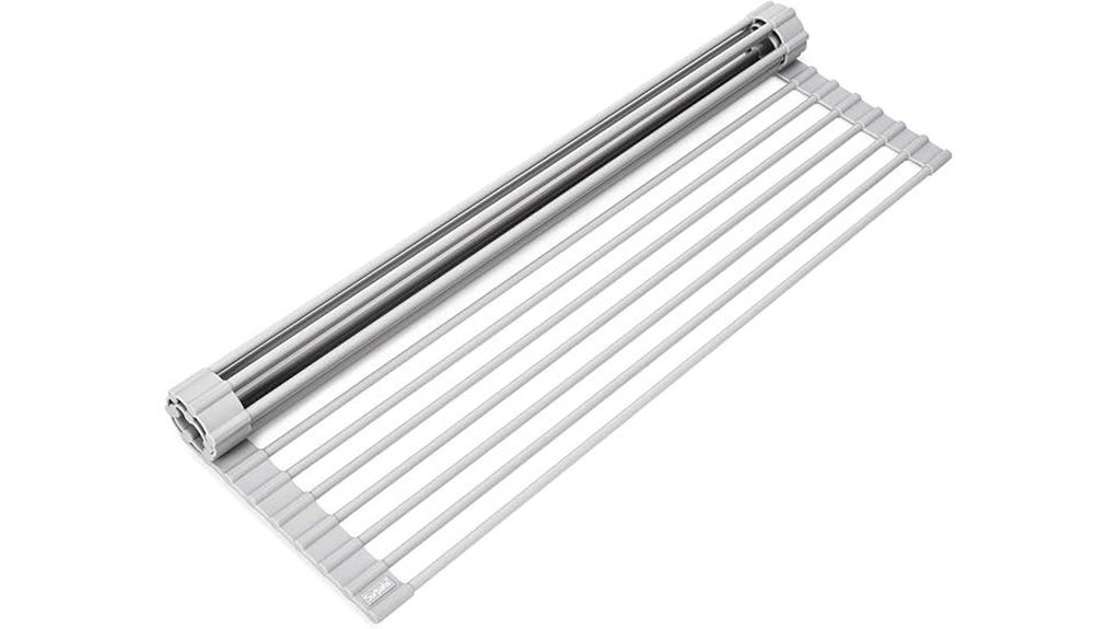 Over-sink drying rack (roll-up) the Ultimate Counter Saver 4 surpahs 20 5x13 1 gray rack