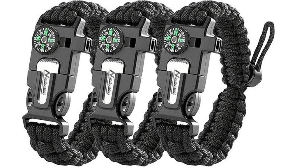 Paracord Survival Bracelets Hikers Rely On 6 survival paracord bracelets multitool