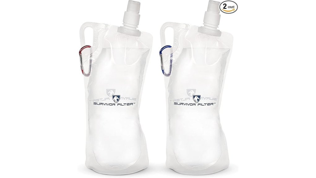survivor collapsible water bottles