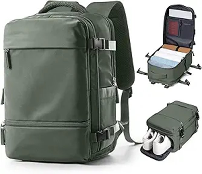 Best Carry‑On Backpacks with Dedicated Shoe Compartment 1 suwasp durable shoe compartment backpack