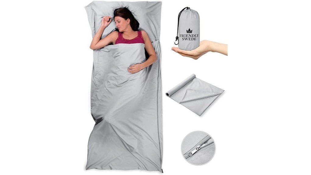 Top Travel Bed Sheets (Sleeping Bag Liners) That Keep You Cozy 5 swedish ultra light sleeping liner