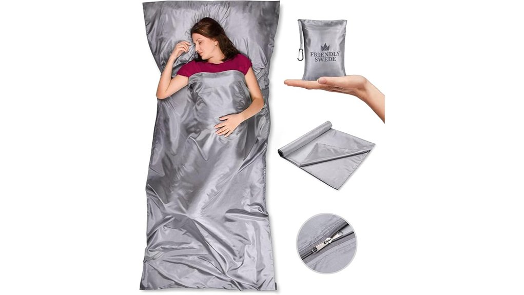 Top Travel Bed Sheets (Sleeping Bag Liners) That Keep You Cozy 7 swedish ultralight sleeping liner