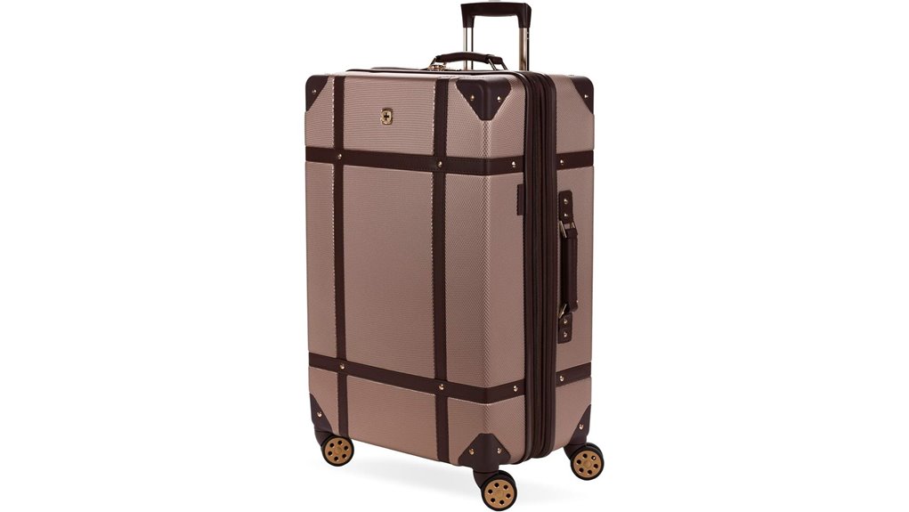 Best Trunk-Style Suitcases for Effortless Organization 3 swissgear blush 26 inch trunk