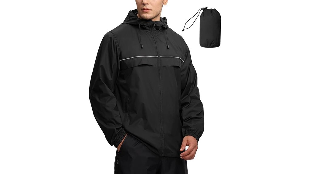 Windbreakers for Coastal Trips That Pack Small 3 swisswell waterproof packable hooded jacket