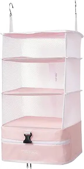 Suitcase Organizers That Make Split Hotel Stays Simple 9 tabitora portable suitcase shelves