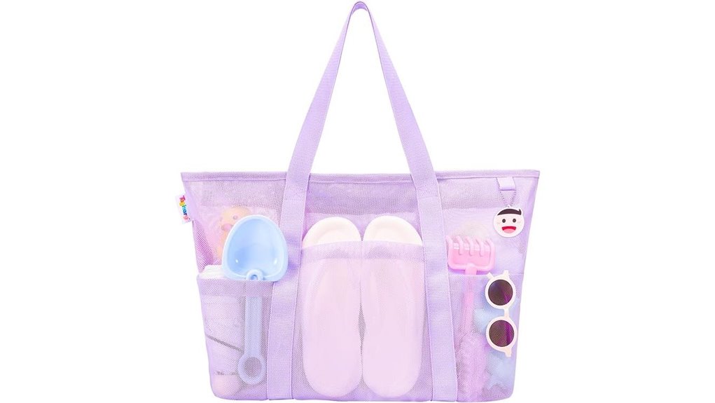tagitary waterproof mesh tote