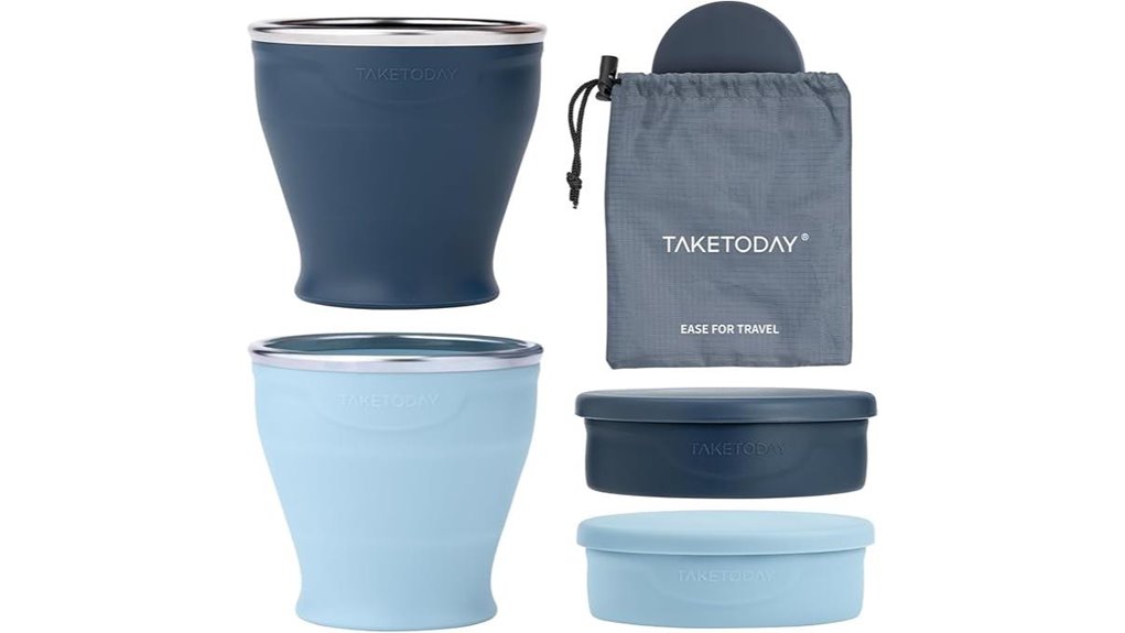 taketoday collapsible travel cups