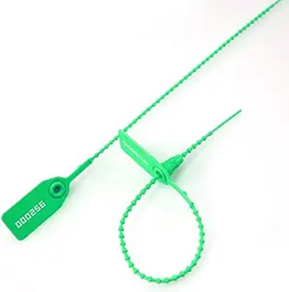 tamper evident plastic zip ties